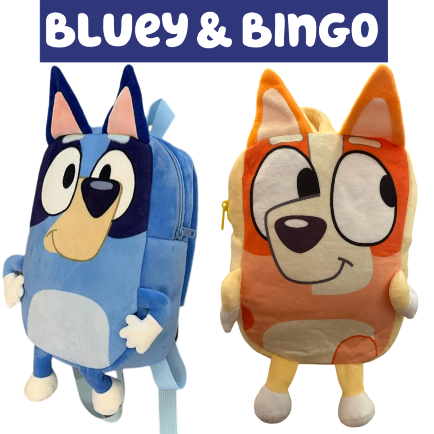 Mochila BLUEY Y BINGO para niños-3