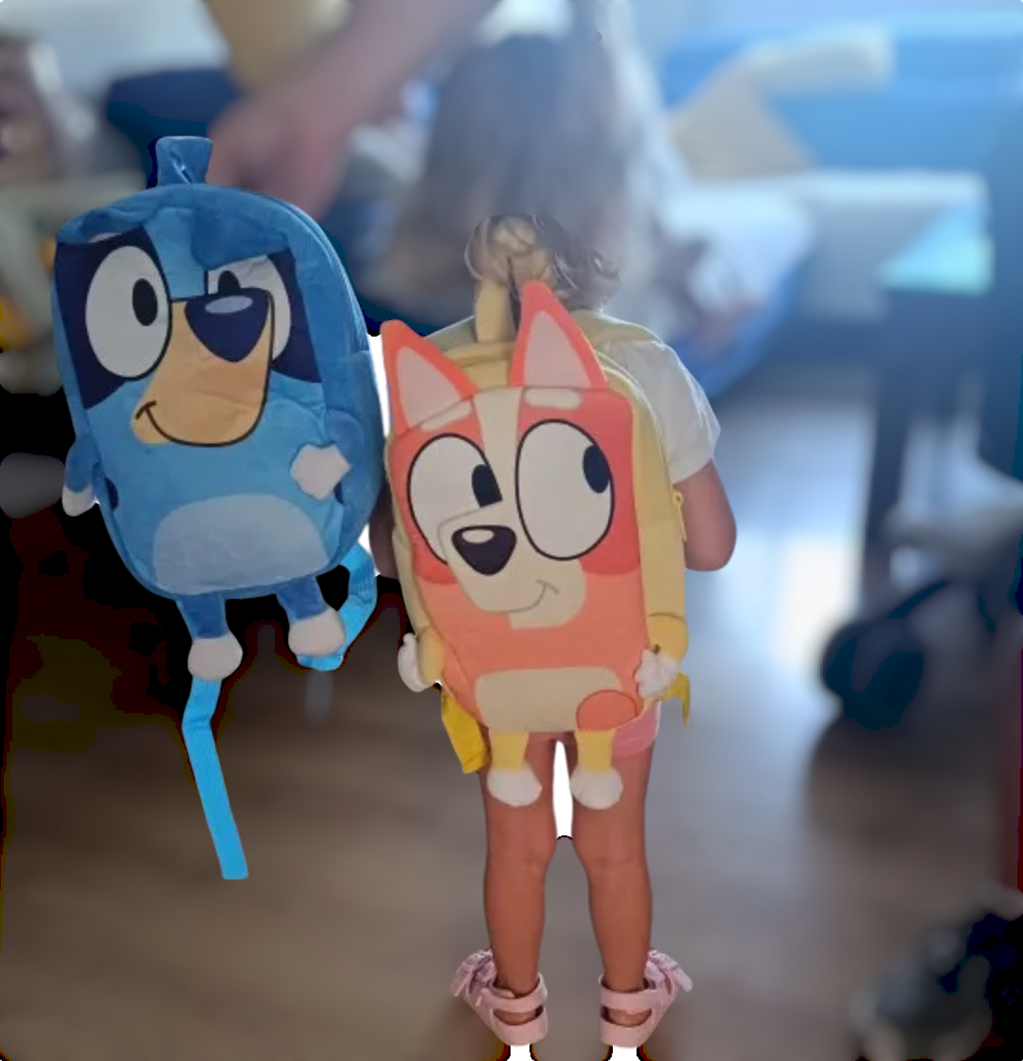 Mochila BLUEY Y BINGO para niños-8