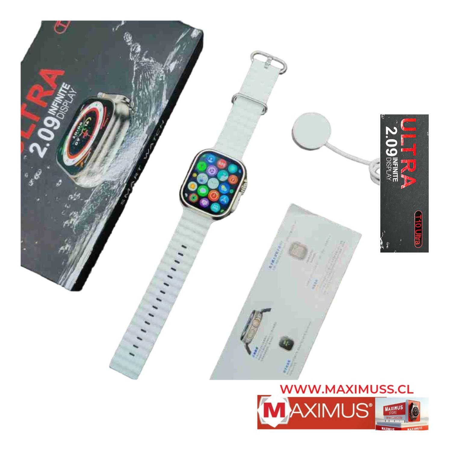 Reloj T10 Ultra Inteligente Smartwatch Blanco / Realiza Y Re-0