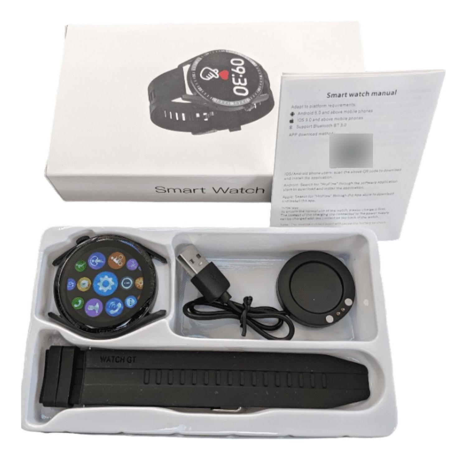 Reloj Wh8 Inteligente Smartwatch Negro / Realiza Llamadas-3