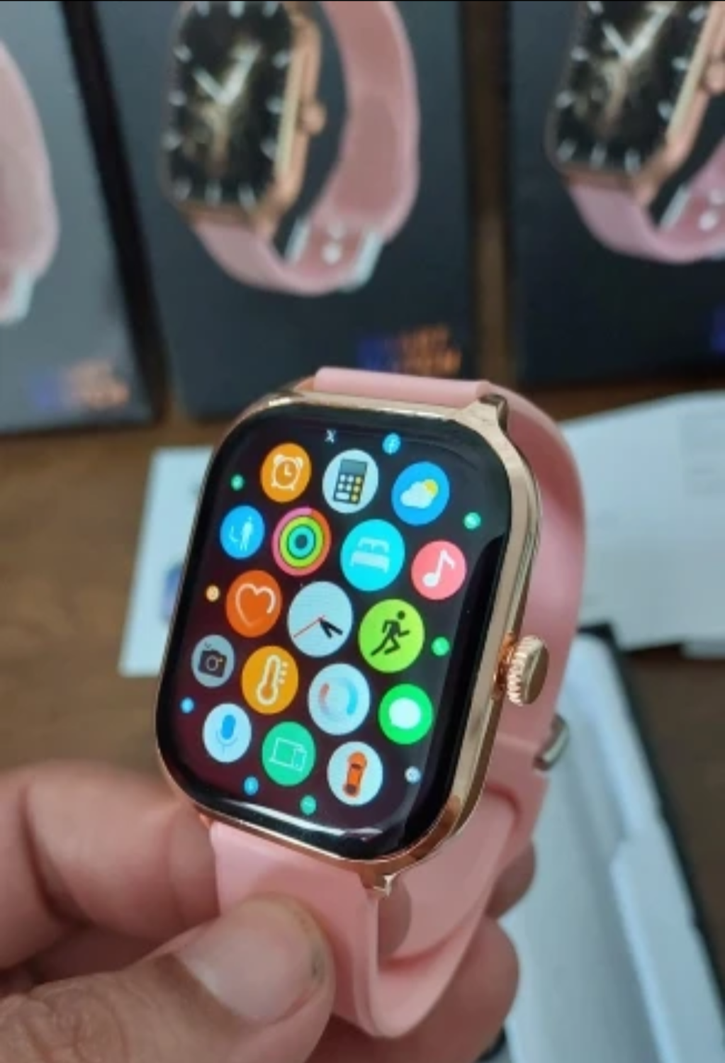 Reloj Inteligente Smartwatch H9 Rosado-7
