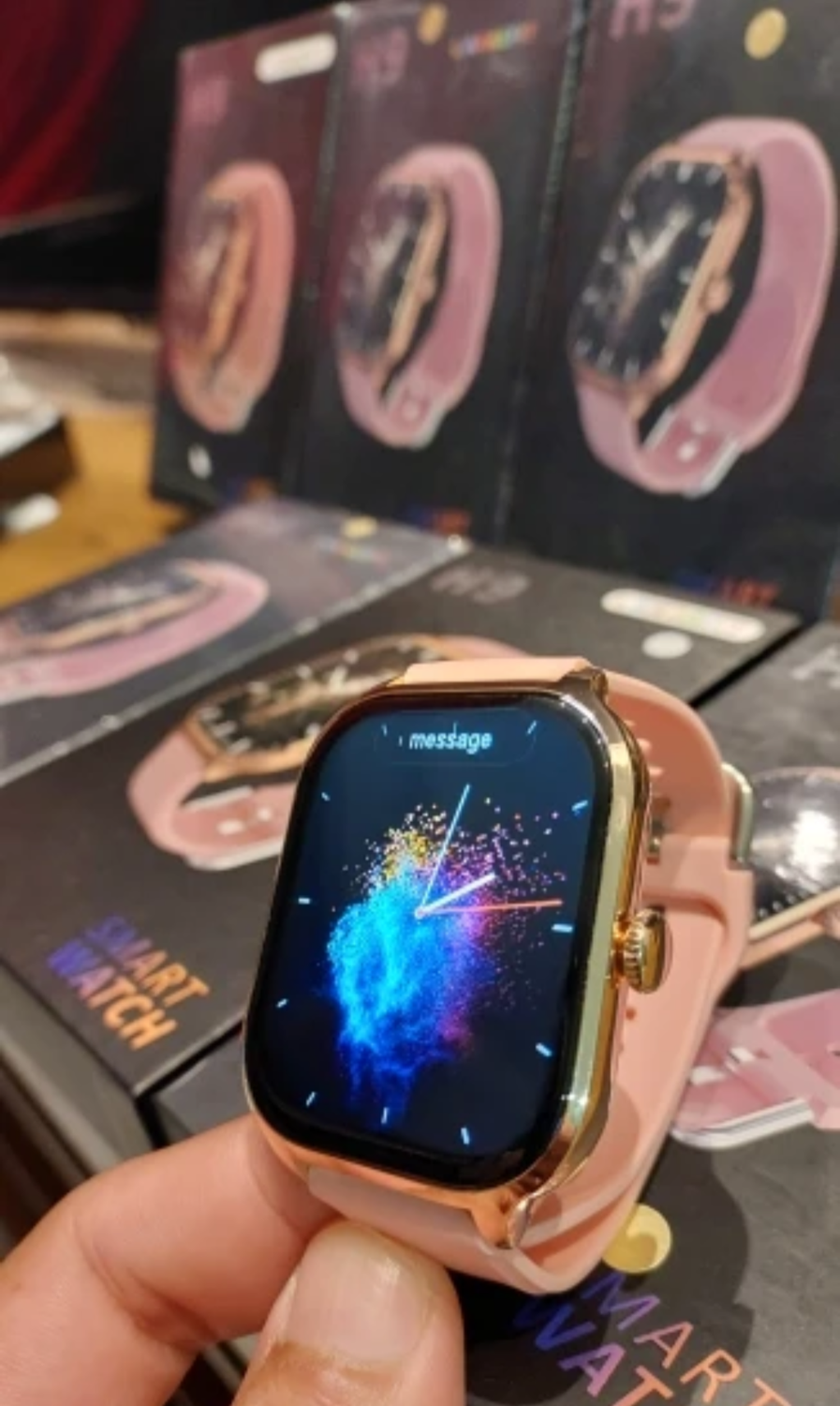 Reloj Inteligente Smartwatch H9 Rosado-8
