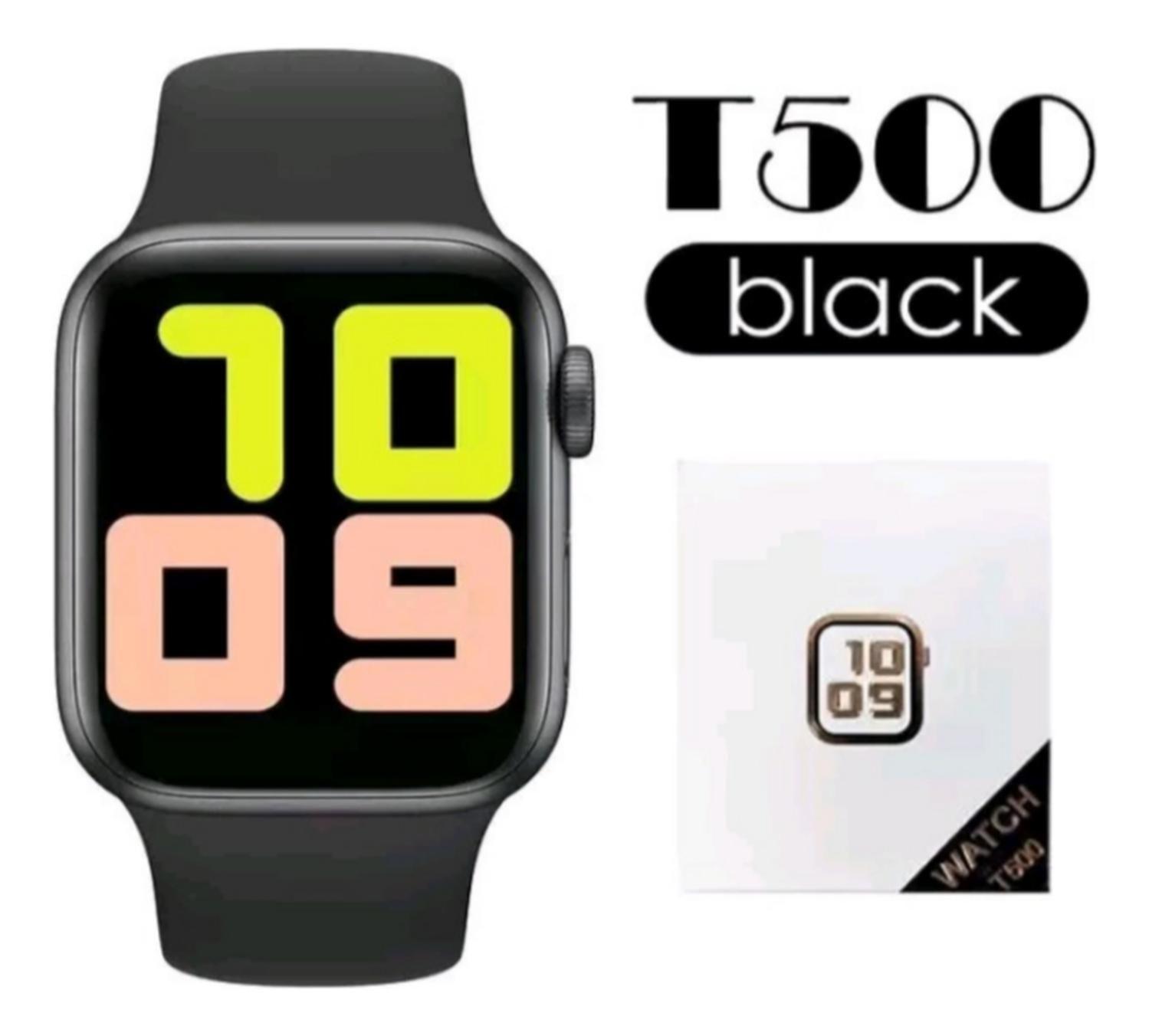 Reloj T500 Inteligente Smartwatch Negro / Realiza Llamadas-3