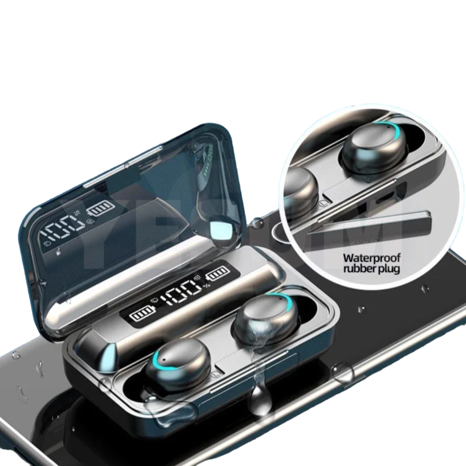 Audífonos F9-5 + Banco Batería 2000mah-2