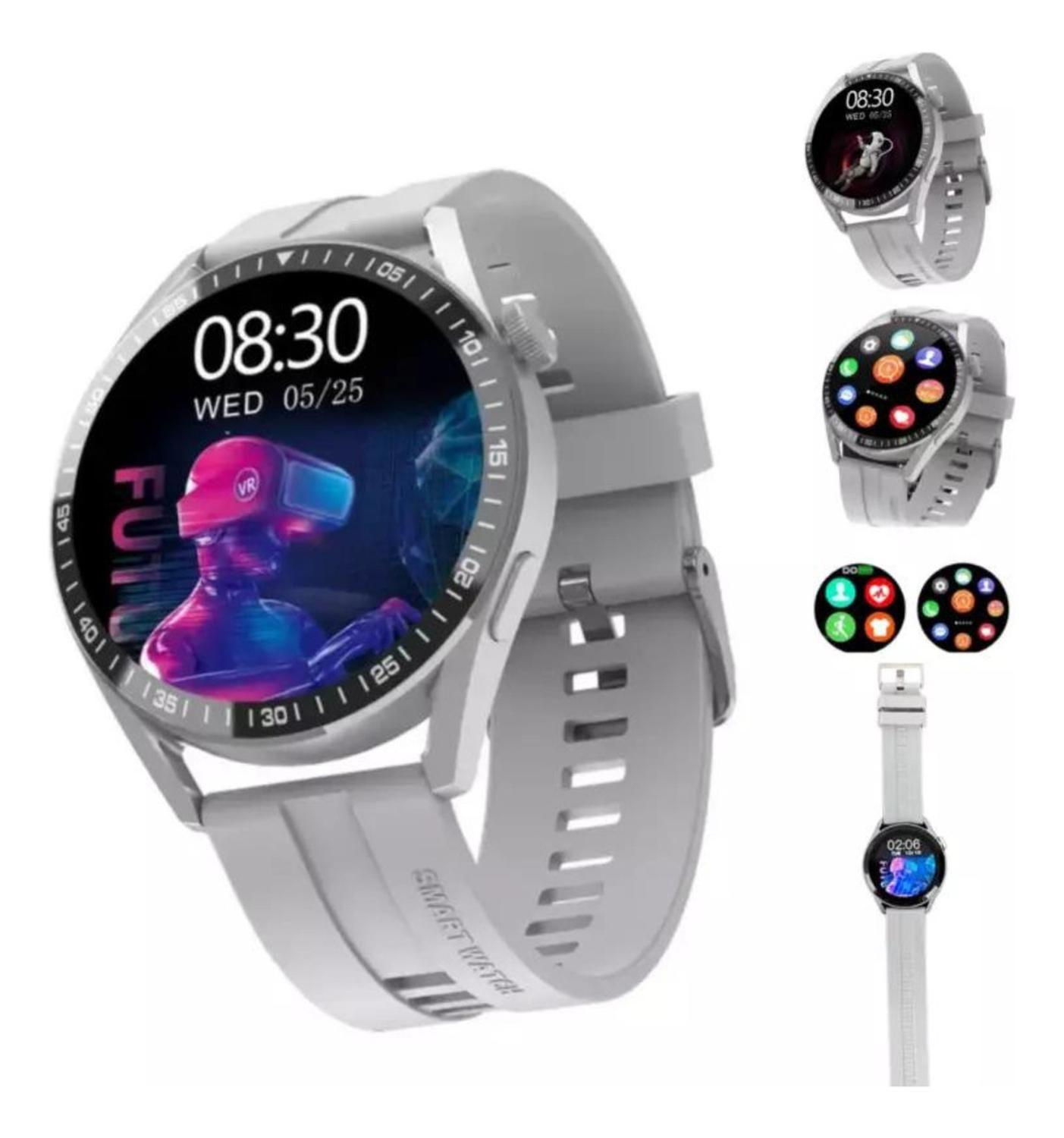 Reloj Wh8 Inteligente Smartwatch Gris / Realiza Llamadas-0
