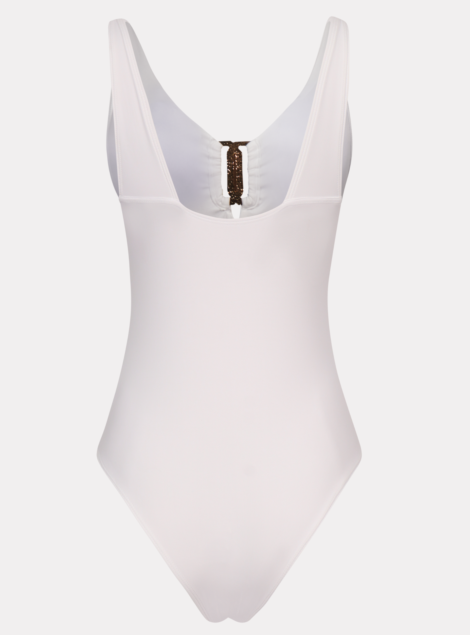 TRAJE DE BAÑO BLANCO CONTROL DE ABDOMEN CHAMELA 30755B-5