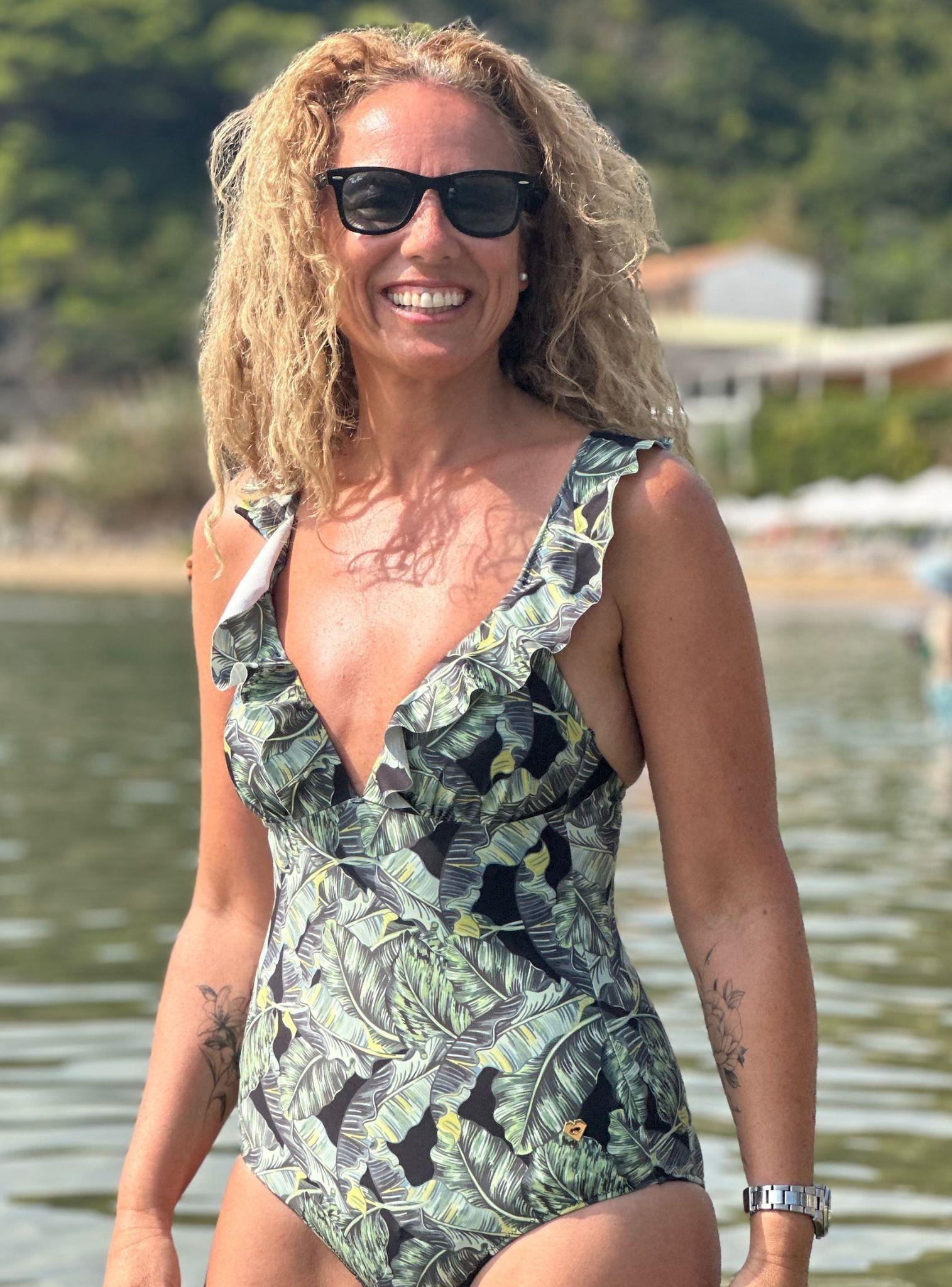 Traje Baño Entero Mujer Bolero Control Abdomen 99185 Ecofriendly-2