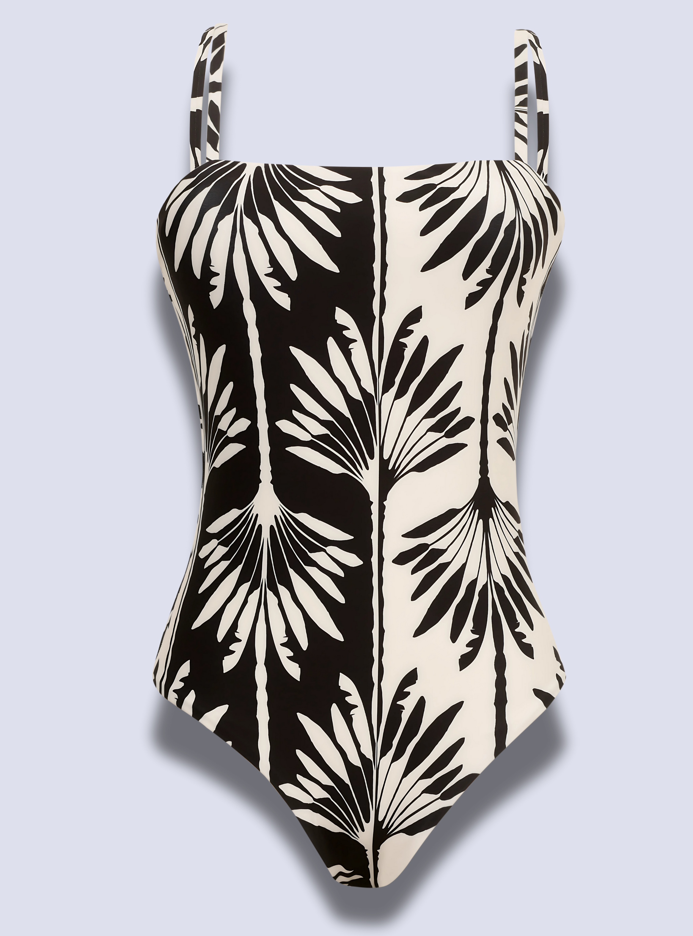 TRAJE DE BAÑO ECO BLANCO NEGRO CONTROL DE ABDOMEN 44495-6