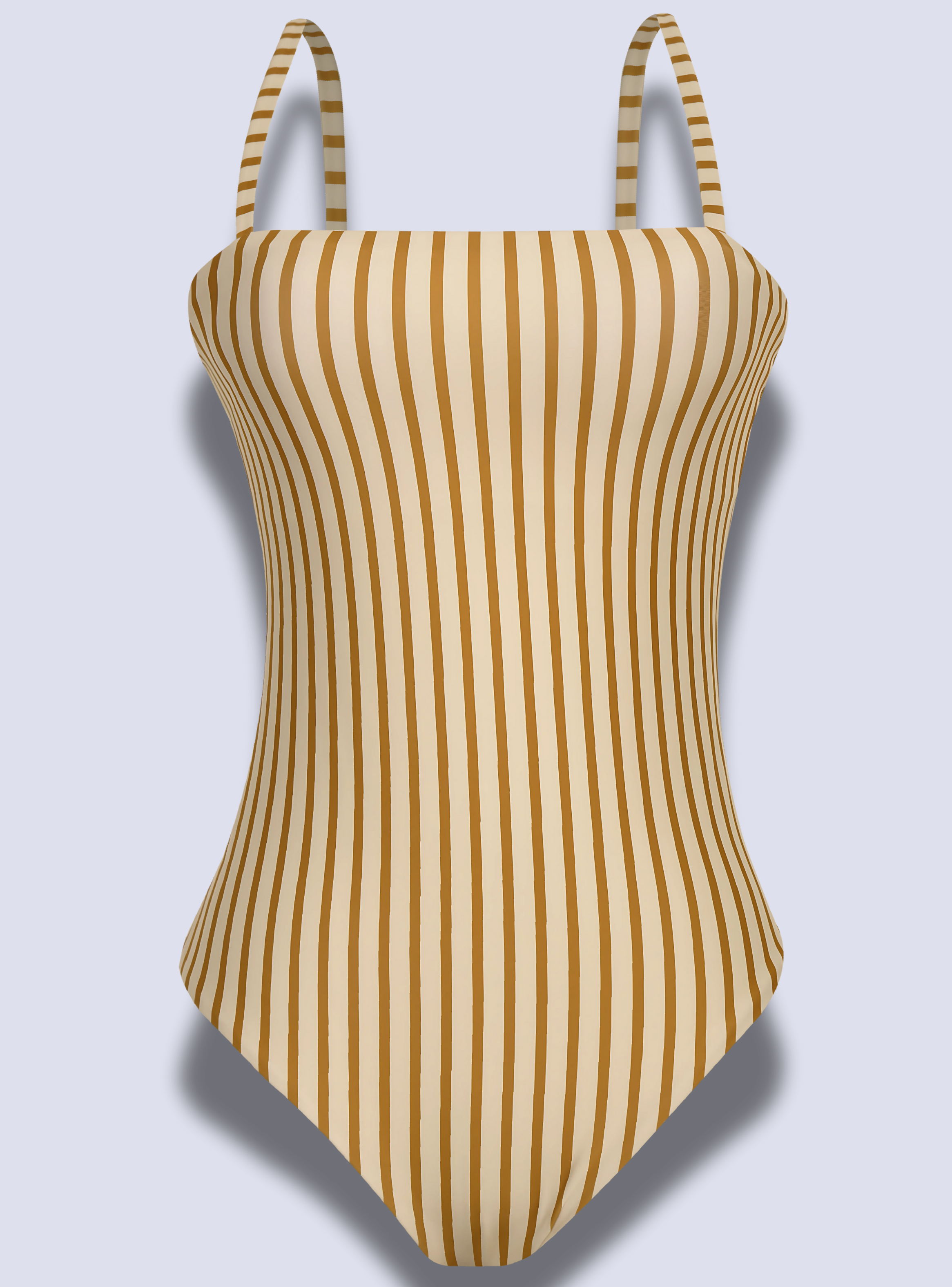 Traje de Baño Rayas con Control de Abdomen Chamela 44265-6