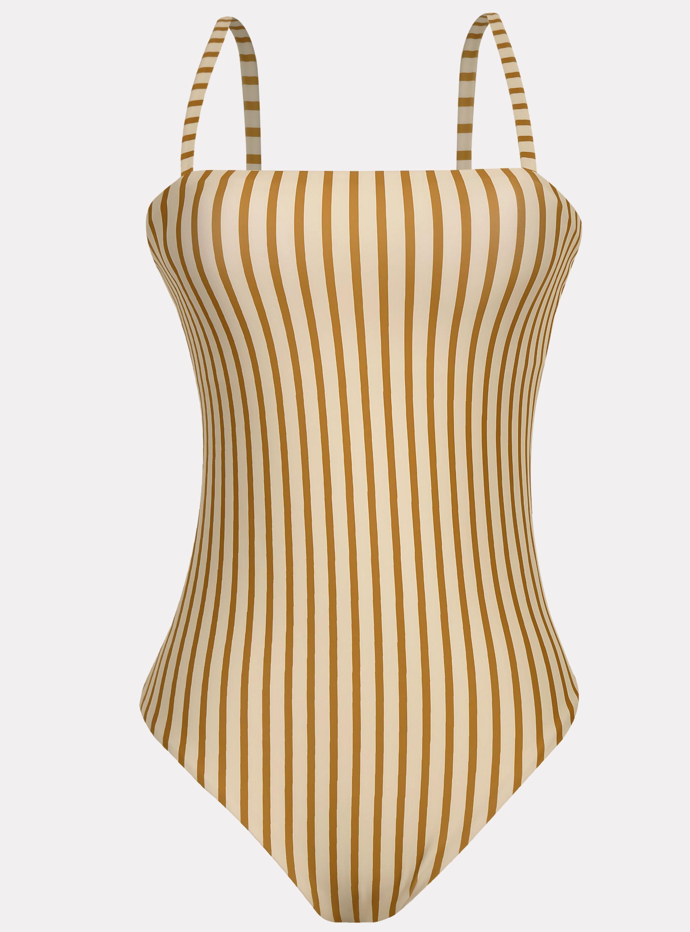 Traje de Baño Rayas con Control de Abdomen Chamela 44265-7