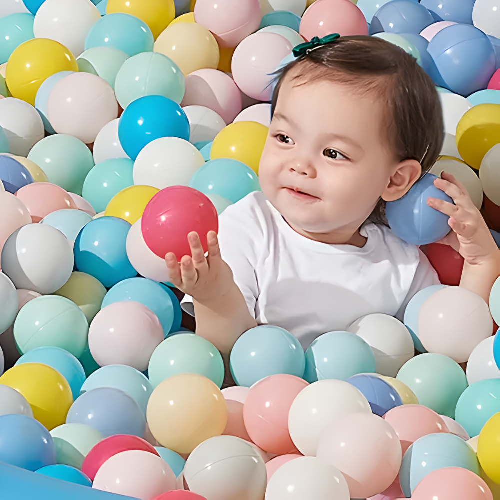 Pack 100 Pelotas  Plásticas Para Piscina 7 Cm Infantil-3