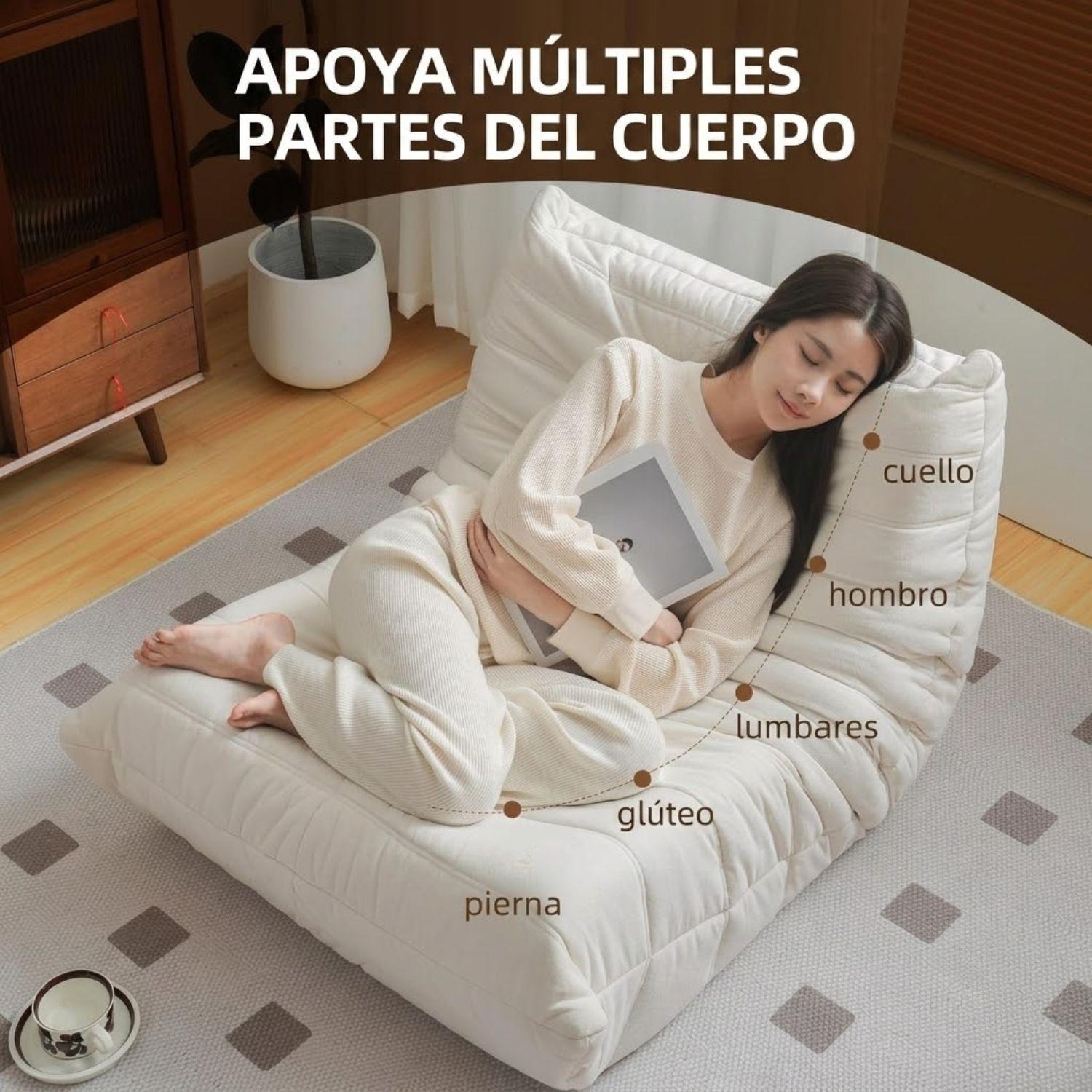 Sofá Puff Individual Tipo Togo Sillón Ergonómico 97x75cm-3