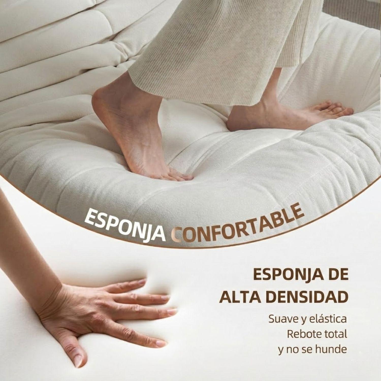 Sofá Puff Individual Tipo Togo Sillón Ergonómico 97x75cm-4