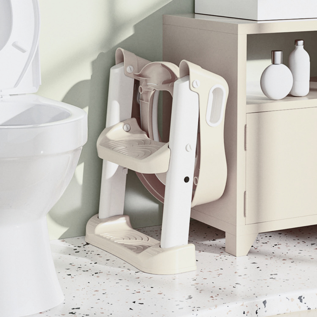 Asiento De Baño Entrenamiento Escalera Wc Para Niños-1