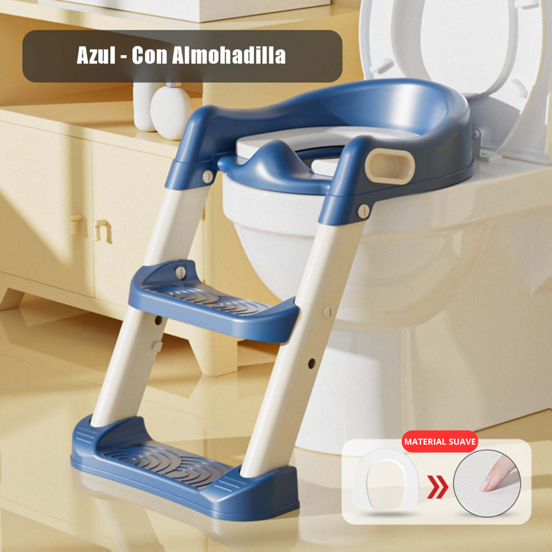 Asiento De Baño Entrenamiento Escalera Wc Para Niños-2