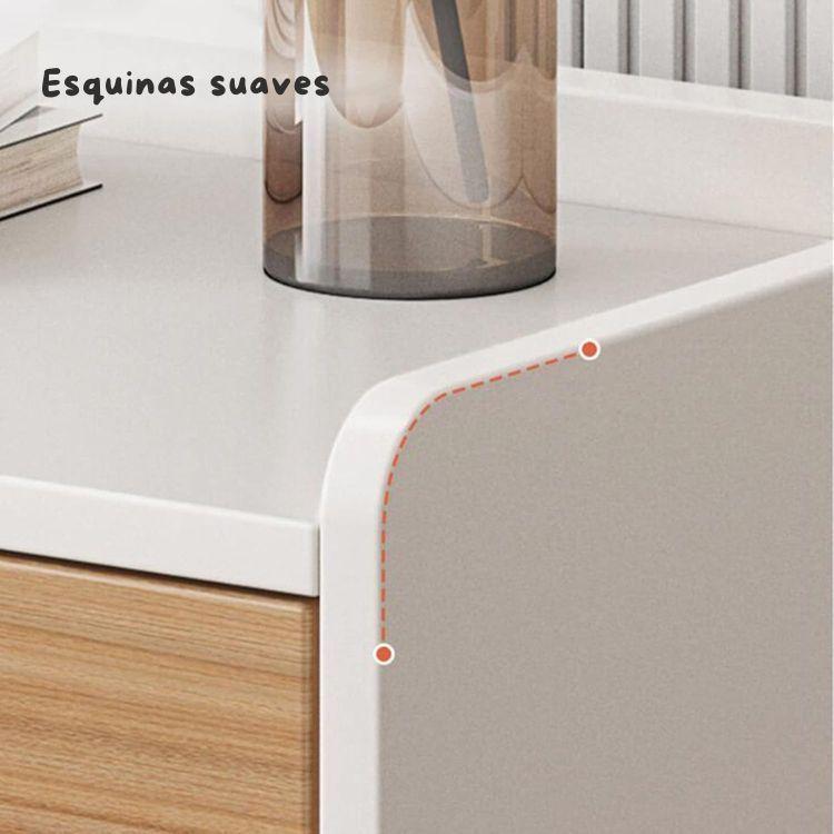 Velador Gavetero Con Estante Abierto 45*40*60cm-3