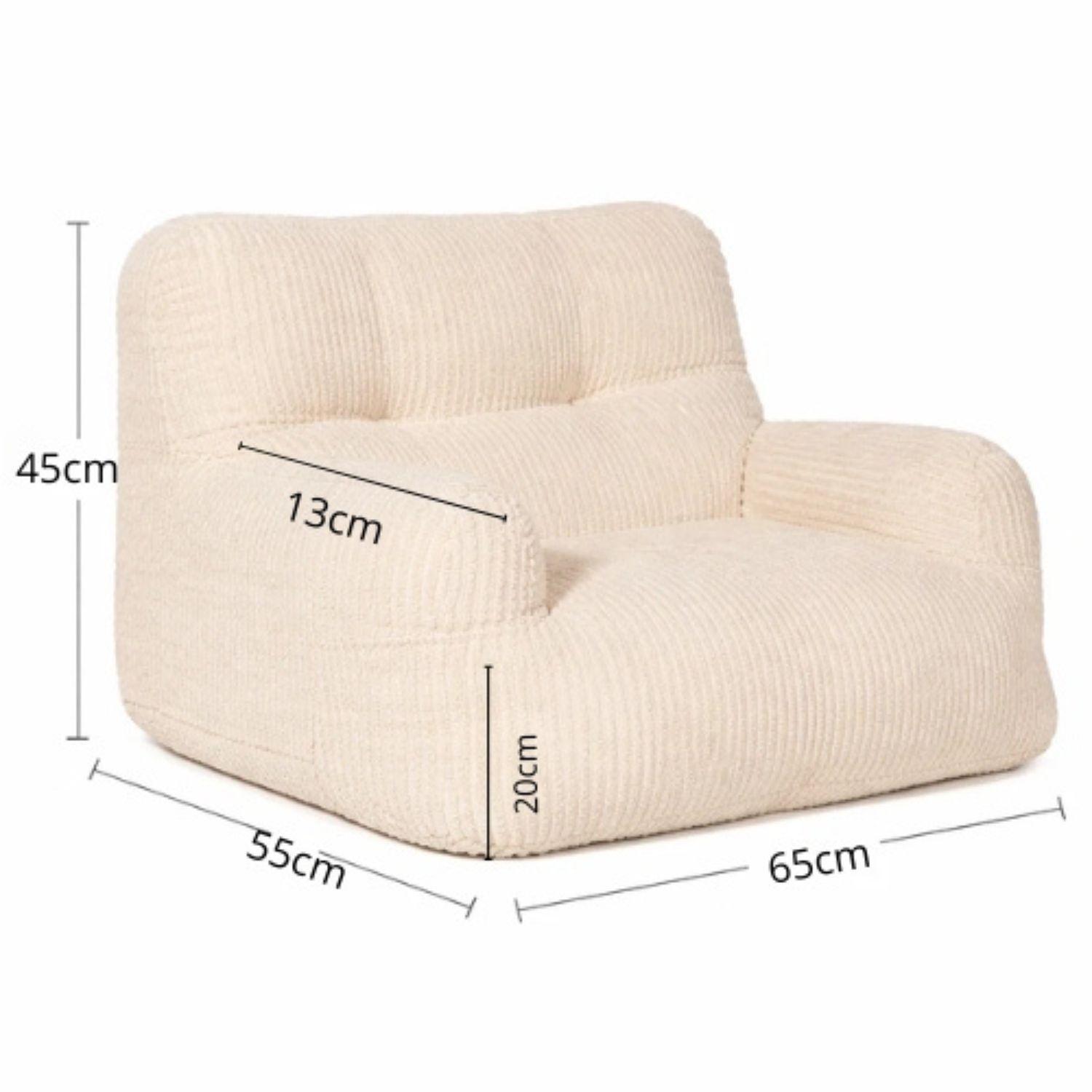 Puff Silla Sillon Infantil Bajo 55x65 Espuma Acolchable-2