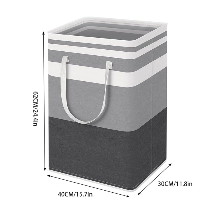 Canasto De Tela Organizador Para Ropa 75L 40x30x62Cm-1