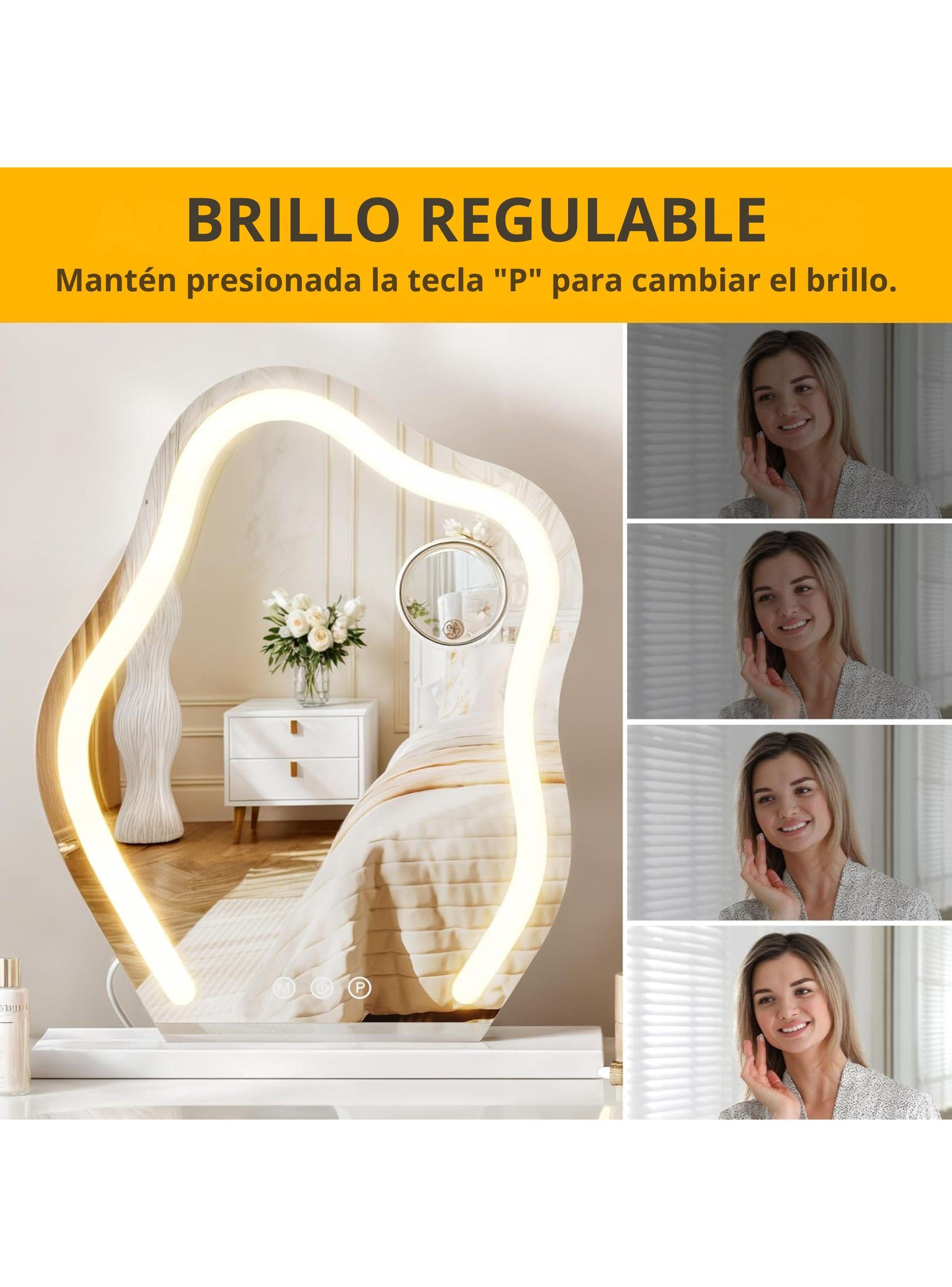 Espejo Led Para Tocador 22,4" x 17,1"-6