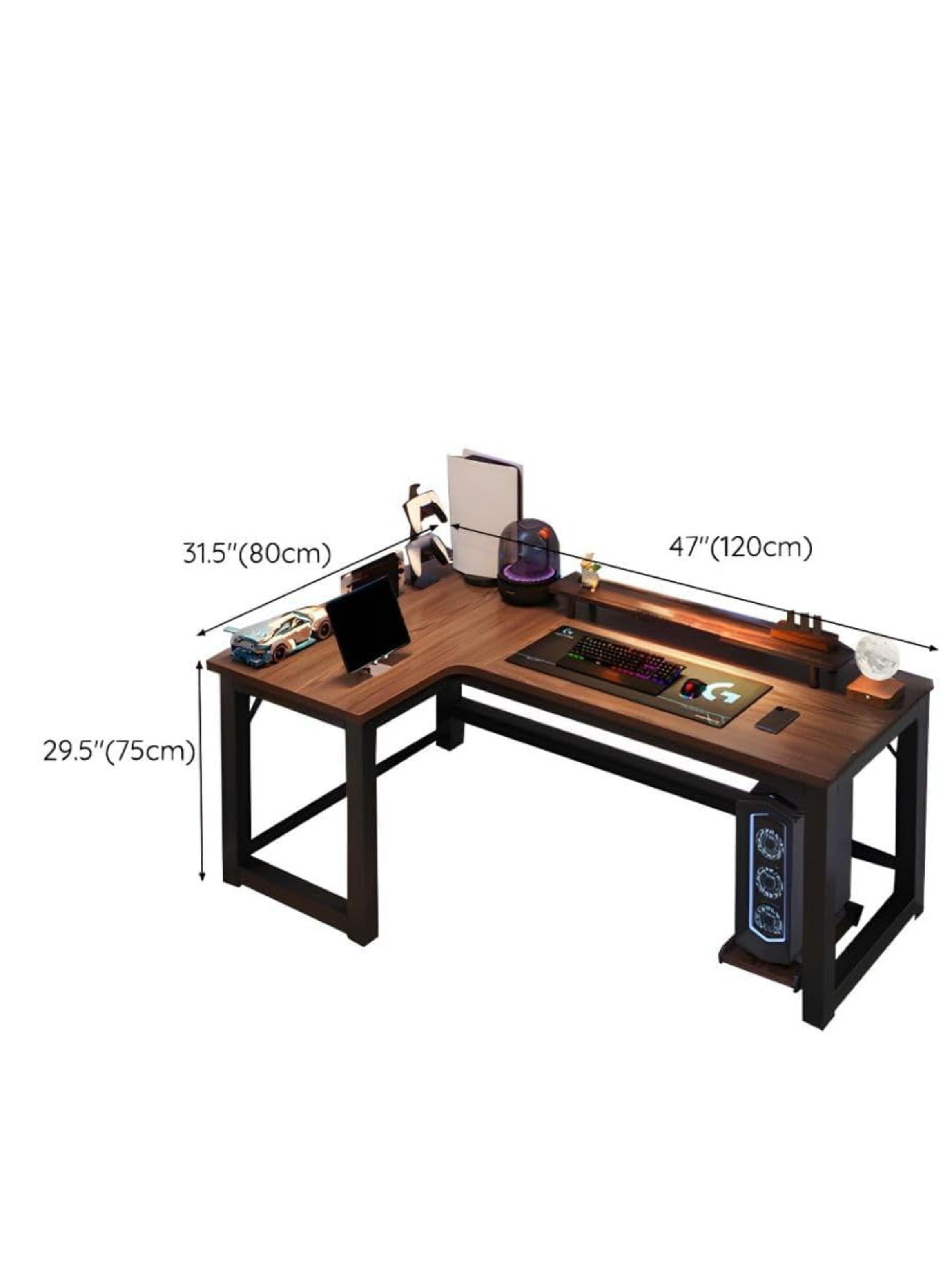 Escritorio Para Dormitorio En L 140x120x75cm 0.6mm-2
