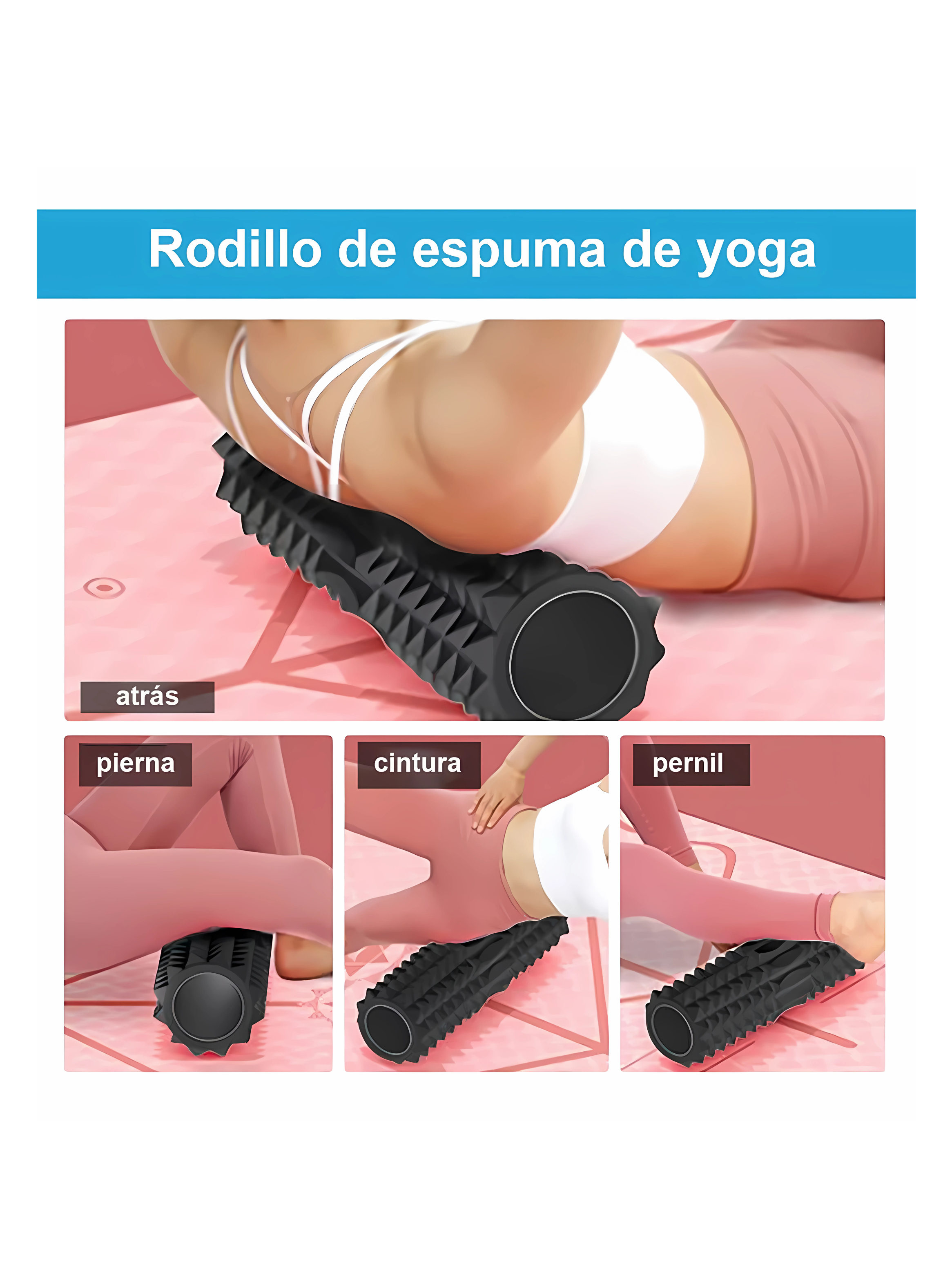 Rodillo Para Masaje Muscular Foam Kit 6 Unidades-1
