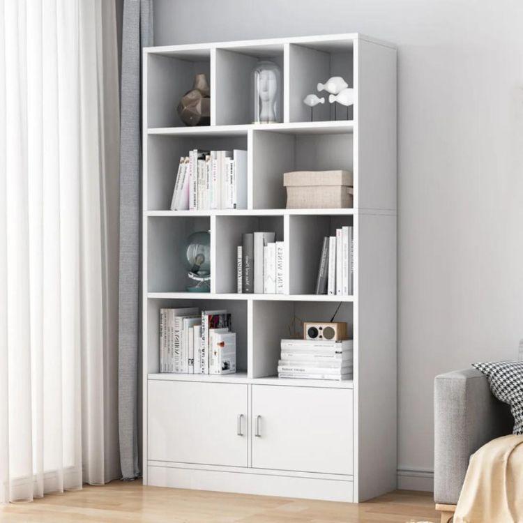 Estantería Librero 5 Niveles Para Dormitorio 80x24x178 Blanco-2
