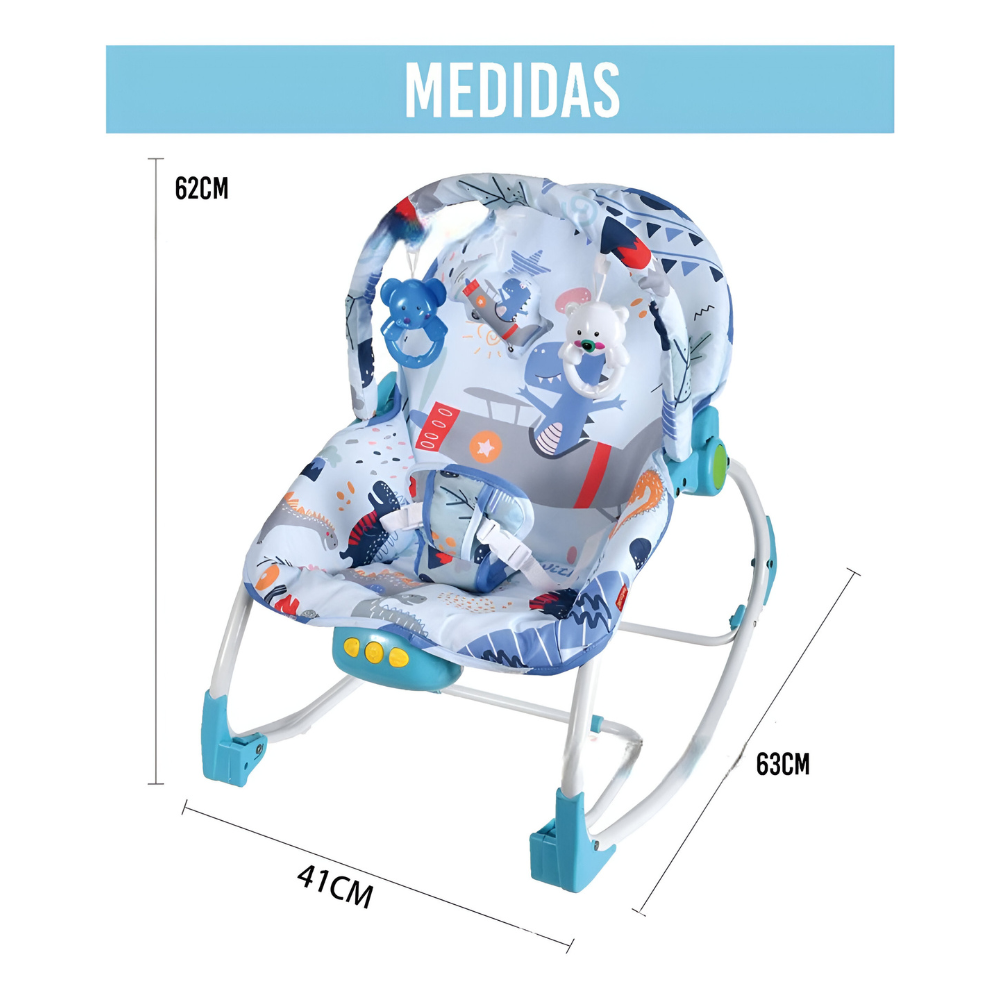 Silla Nido Mecedora Multifuncional Para Bebe-3