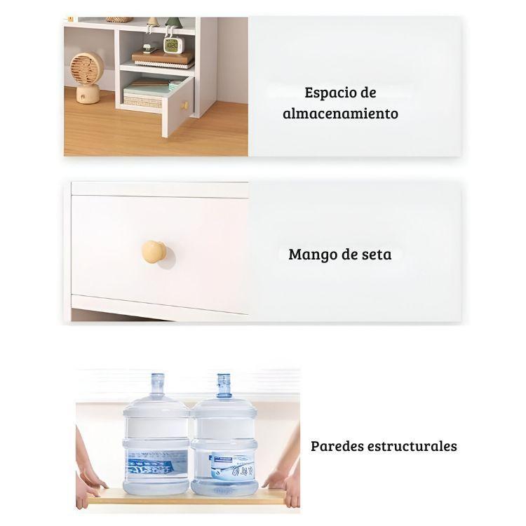 Organizador Escritorio Multifuncional 2 Cajones 92x17x78-3