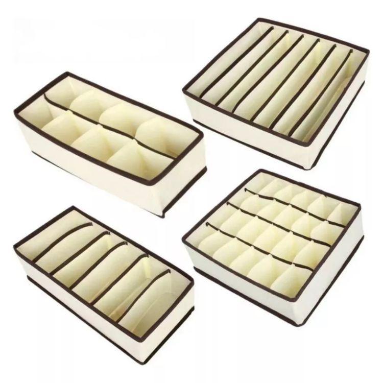 Pack 4 Organizadores Plegables Para Ropa Interior-4