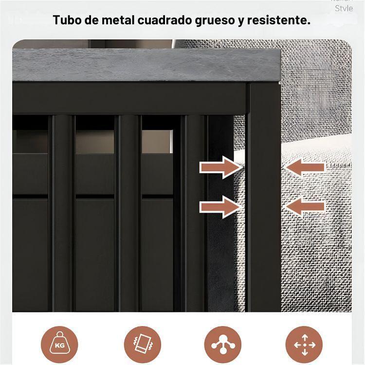 Mesa De Centro Para Living Con 2 Niveles 100x50x40 Gris-4