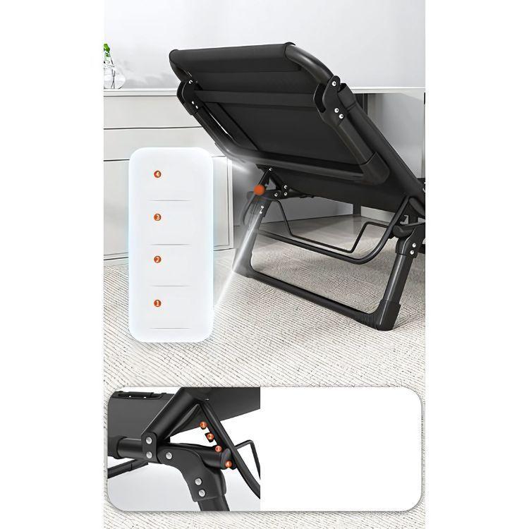 Cama Plegable Adaptable Para Oficina 170x70x30cm-4