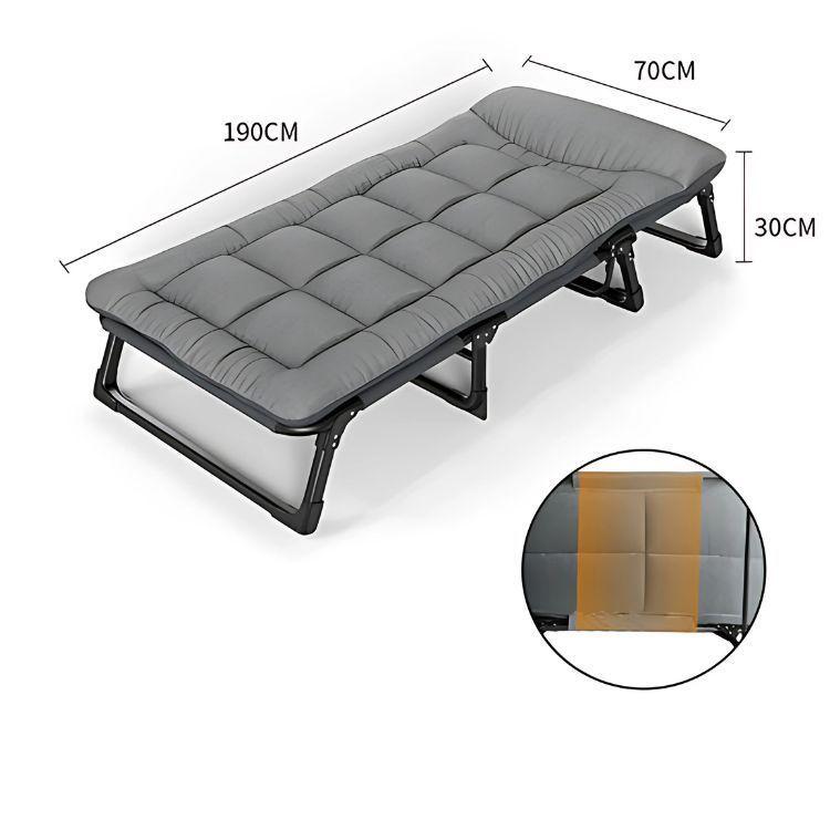 Cama Plegable Adaptable Para Oficina 170x70x30cm-5