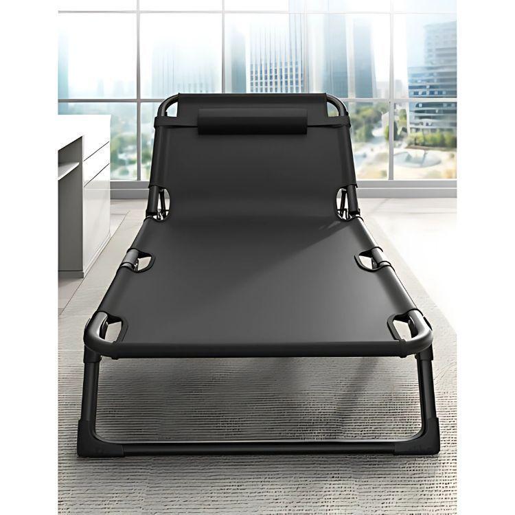 Cama Plegable Adaptable Para Oficina 170x70x30cm-6