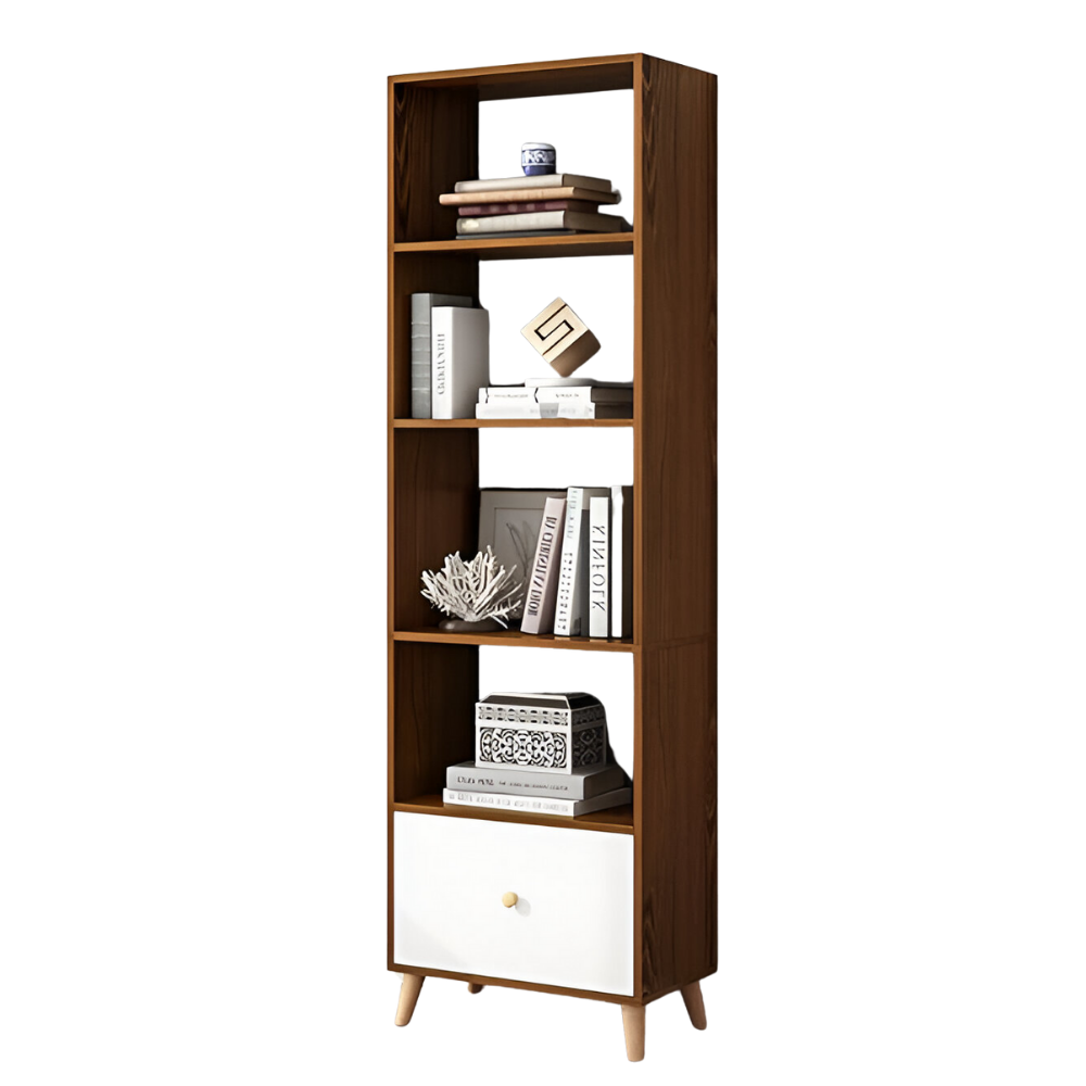 Estante Organizador Con 4 Niveles y Cajón 180x50x30-0