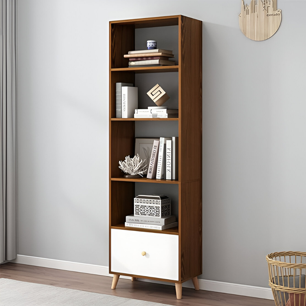 Estante Organizador Con 4 Niveles y Cajón 180x50x30-3
