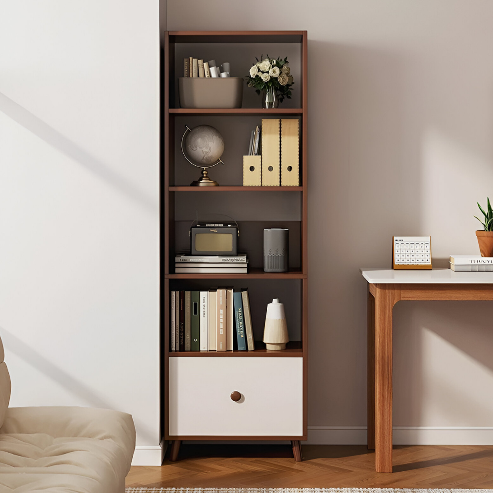 Estante Organizador Con 4 Niveles y Cajón 180x50x30-4