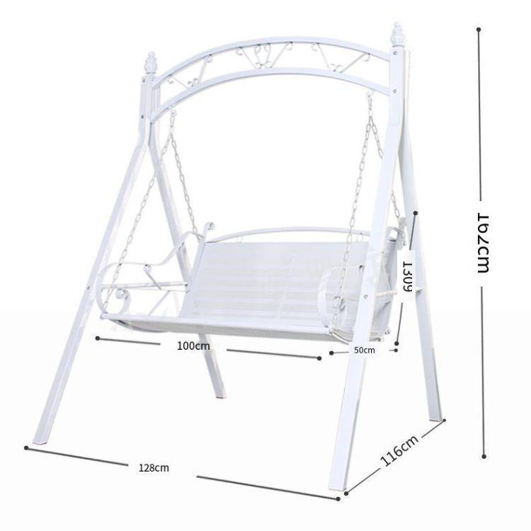 Silla Columpio Para Terraza 2 Personas 162x116x128cm-1