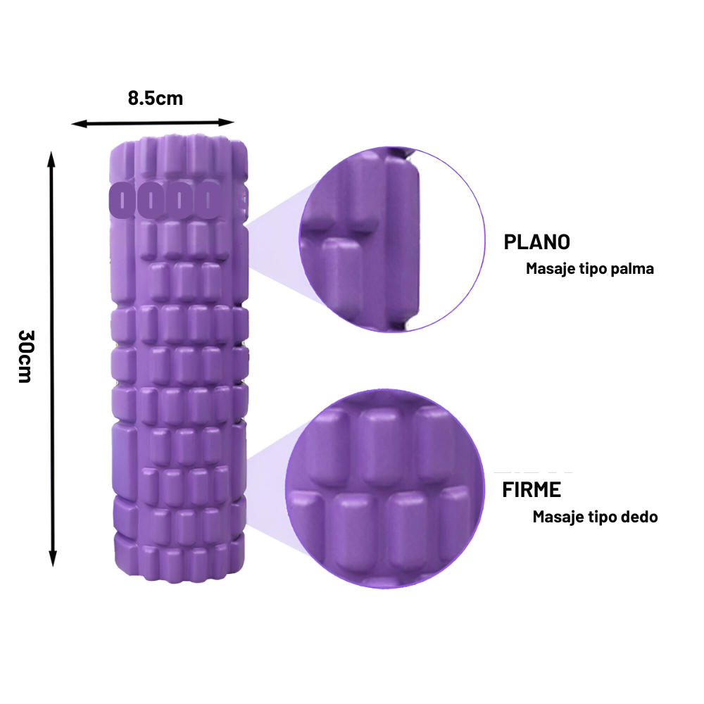 Foam Roller Rodillo Para Yoga Pilates Masaje Muscular-4
