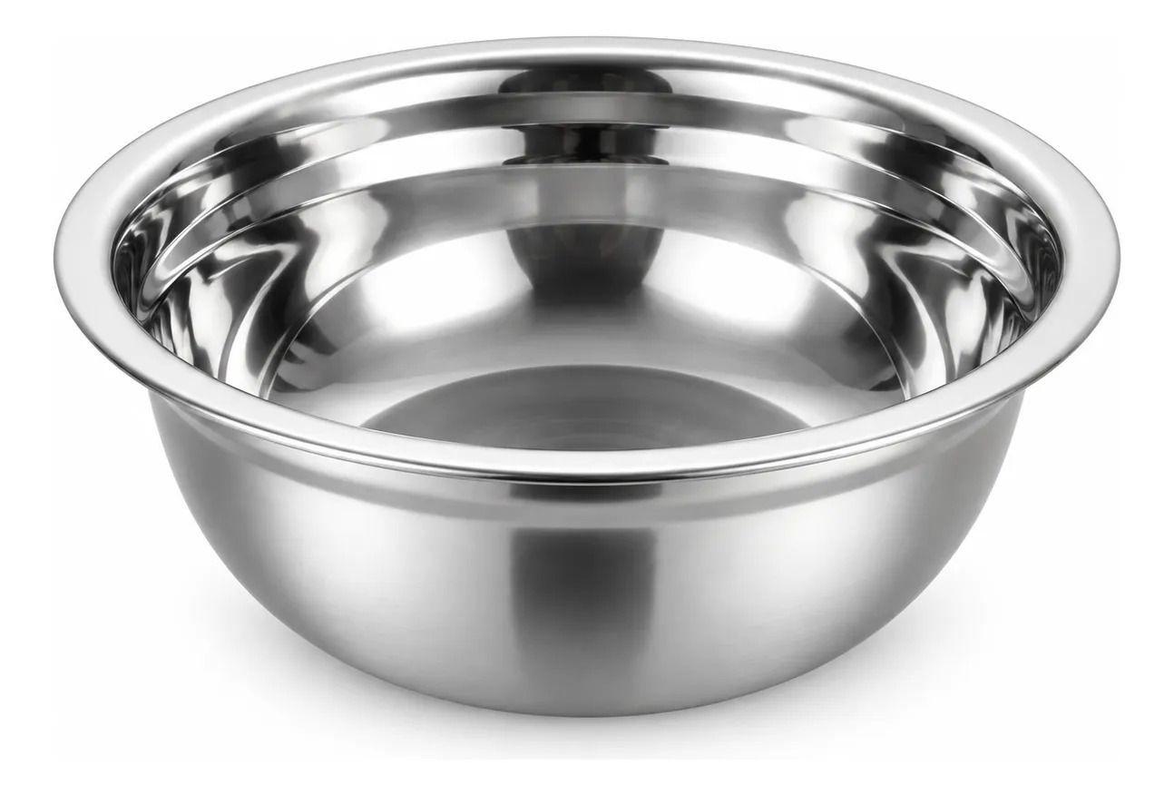 Bowl de Acero Inoxidable 18 cm para Cocina y Reposteria-0
