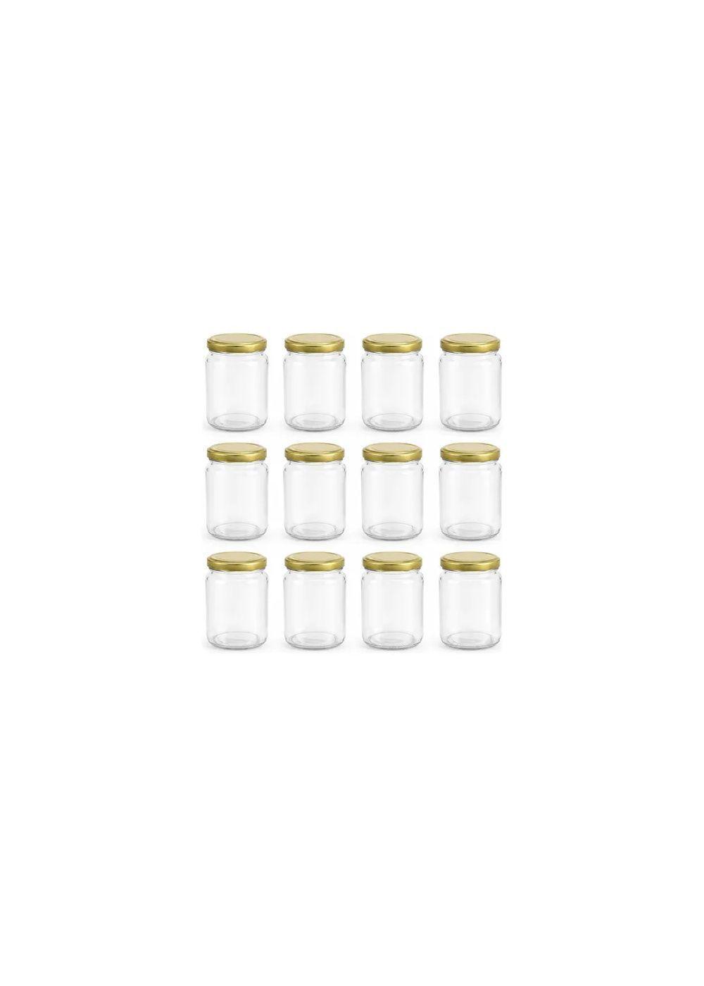 Pack 12 Frascos Conserveros Vidrio 240 ml Tapa Metal-0