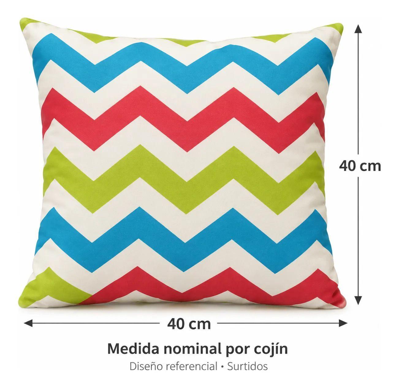 Pack de 2 Cojines Zee Dreams 40 x 40 cm Dise os Surtidos-1