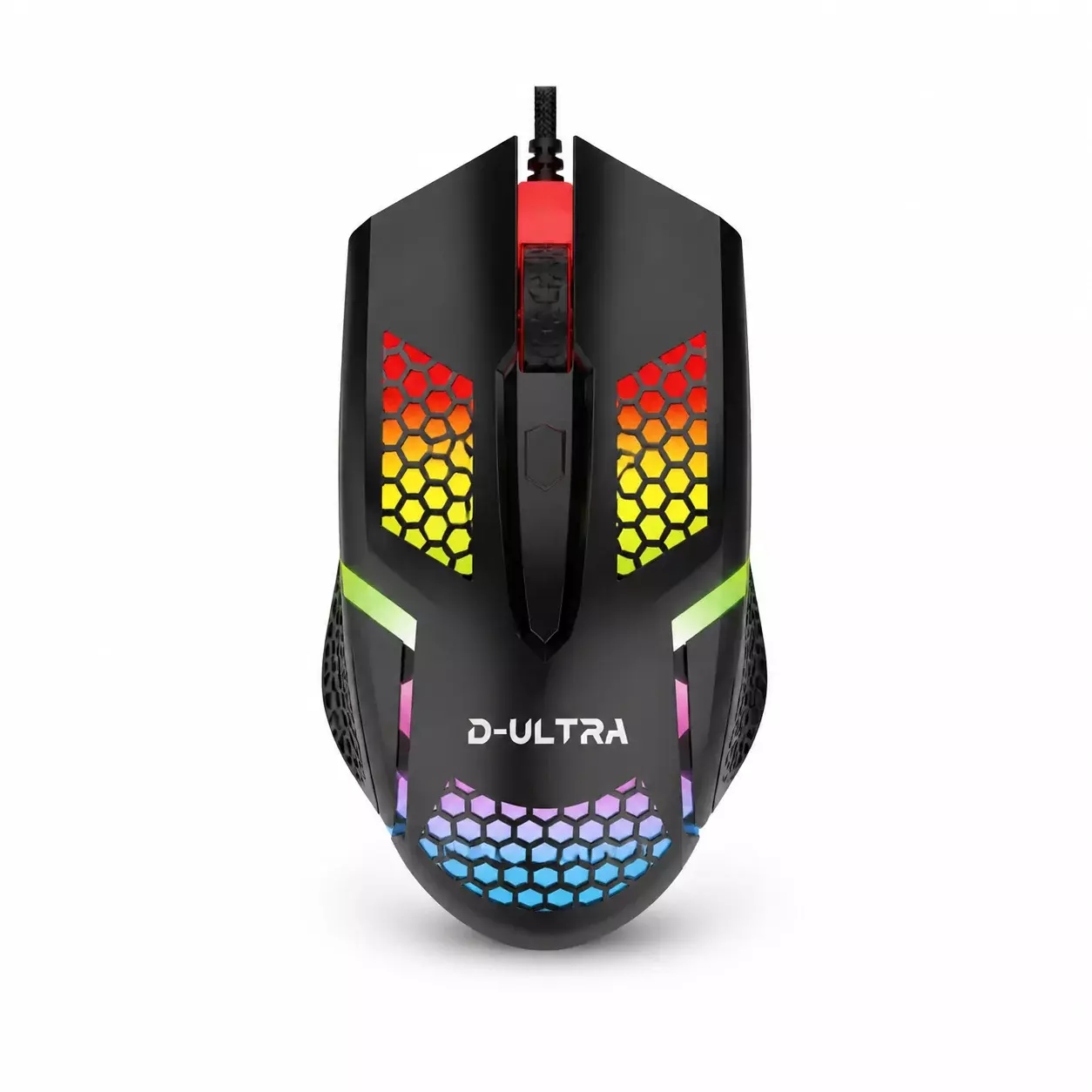 Mouse Gamer Al mbrico USB con Iluminaci n RGB Negro-0