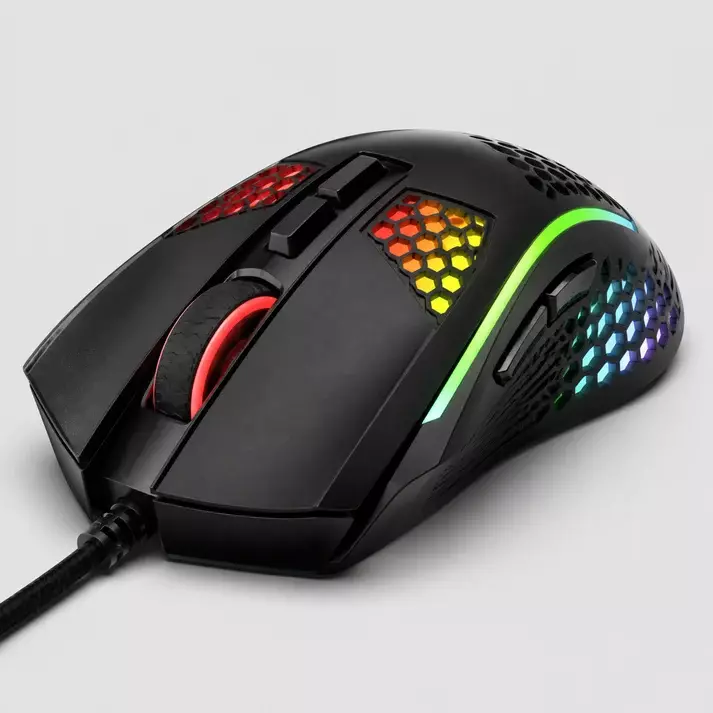 Mouse Gamer Al mbrico USB con Iluminaci n RGB Negro-6