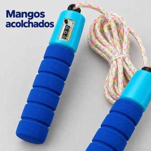 Cuerda para Saltar con Contador 2 8 m Azul-2