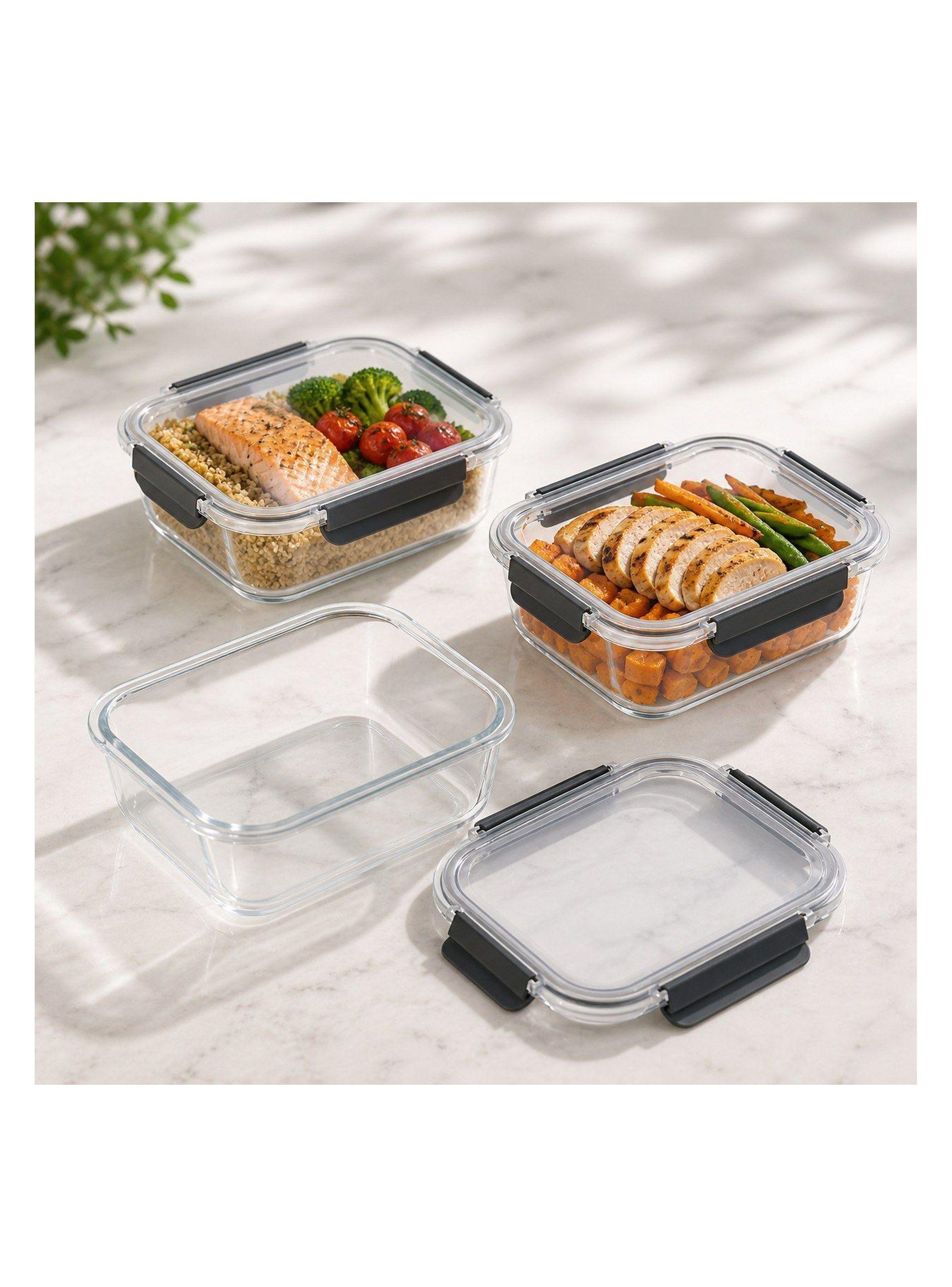 Set 3 Contenedores de Vidrio Herm ticos 1040 ml-1