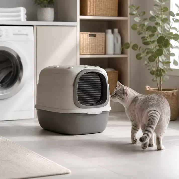 Arenero Cerrado Amplio para Gato 51 5 cm-1