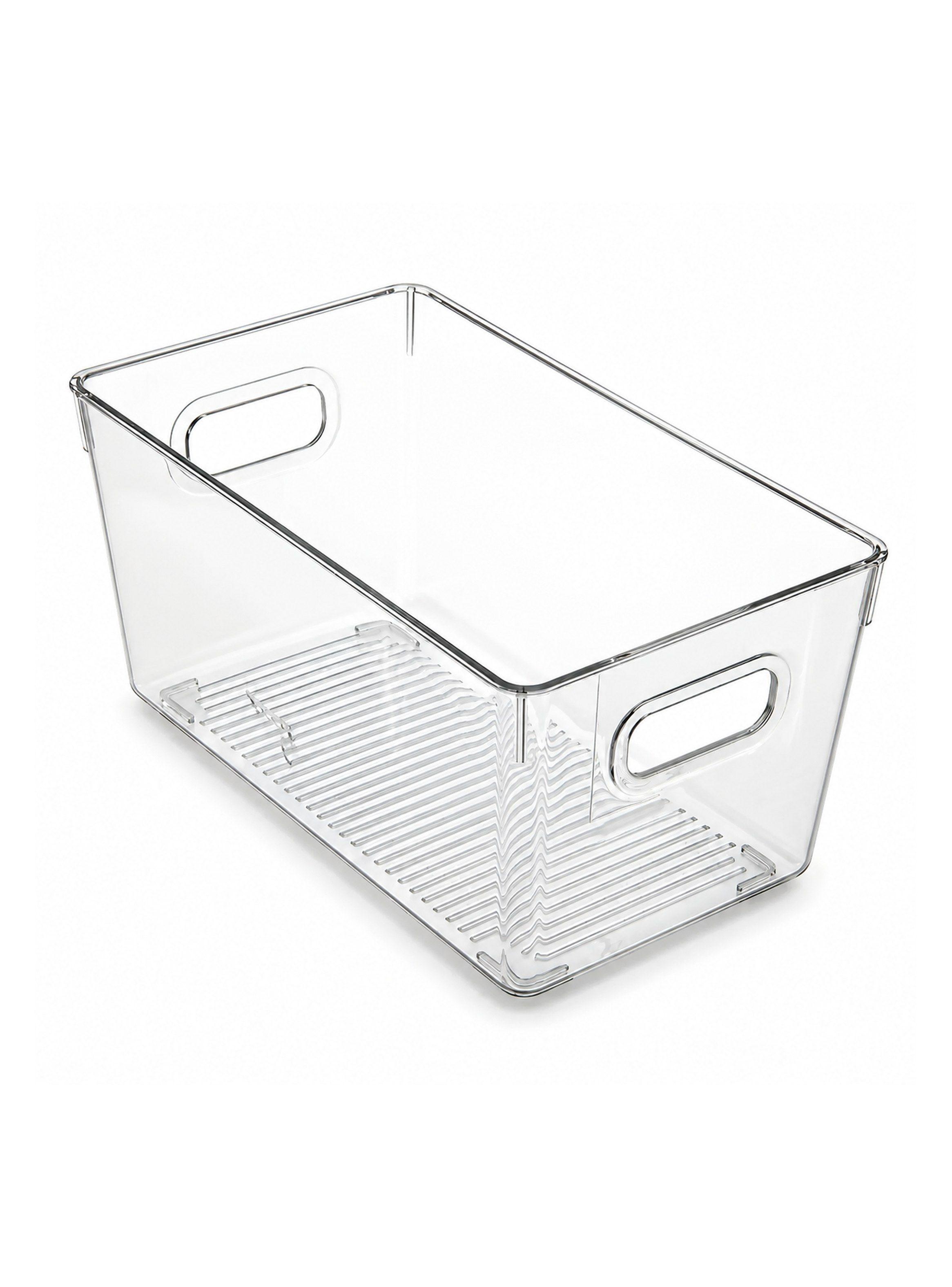 Organizador Refrigerador Apilable Transparente 29 cm-0