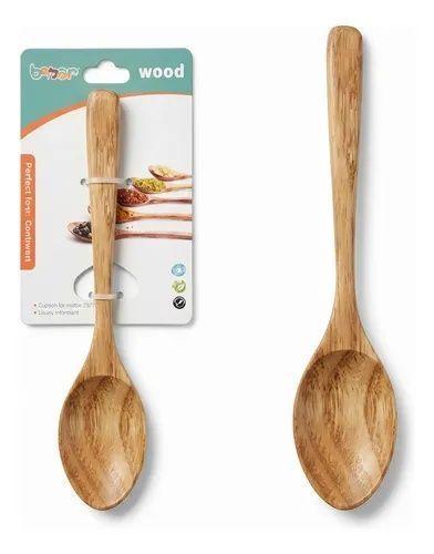 Cuchara de Bamb 23,5 cm Utensilio de Cocina-0