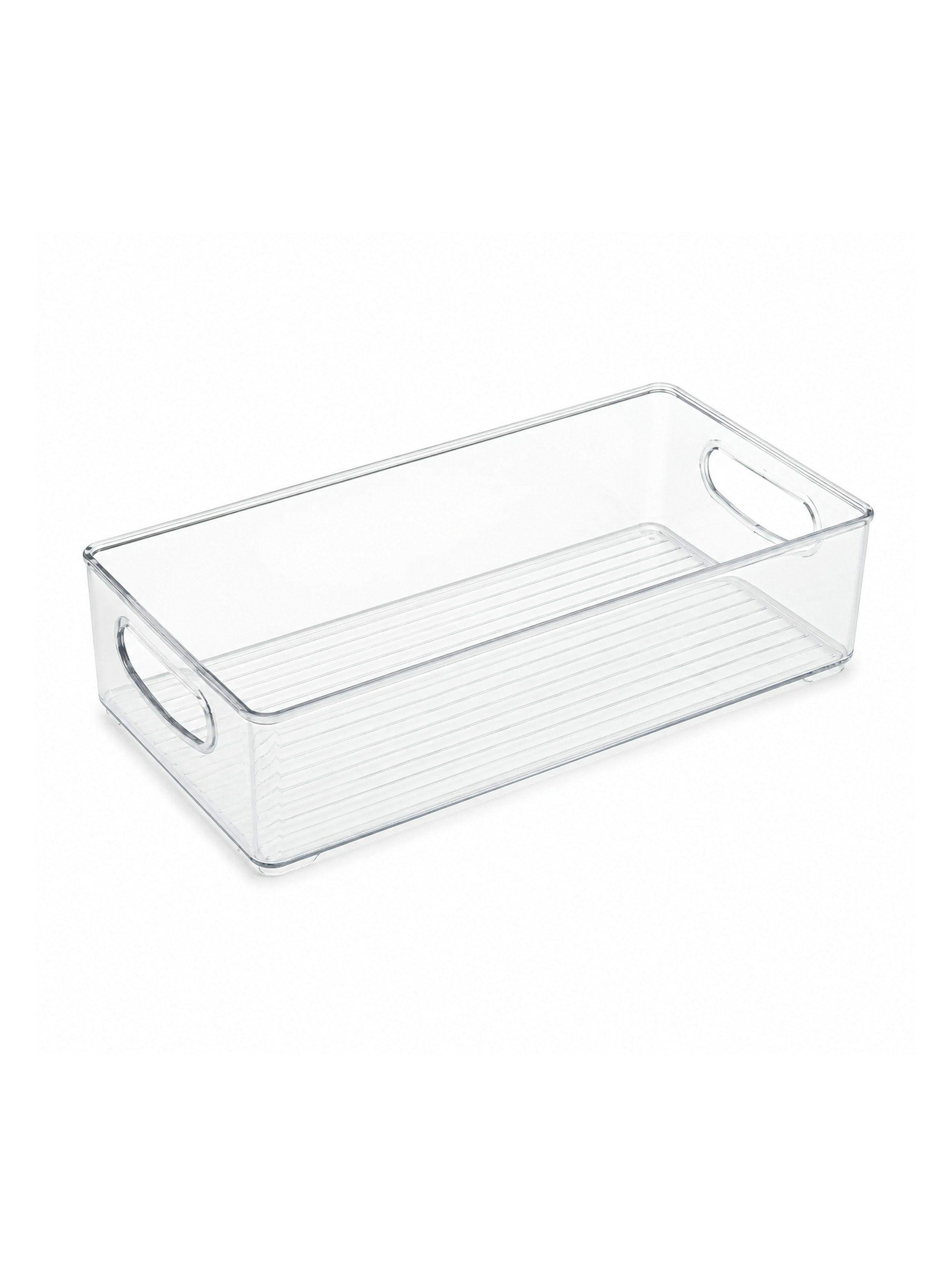 Caja Organizadora Refrigerador Transparente 30 x 28 cm-0