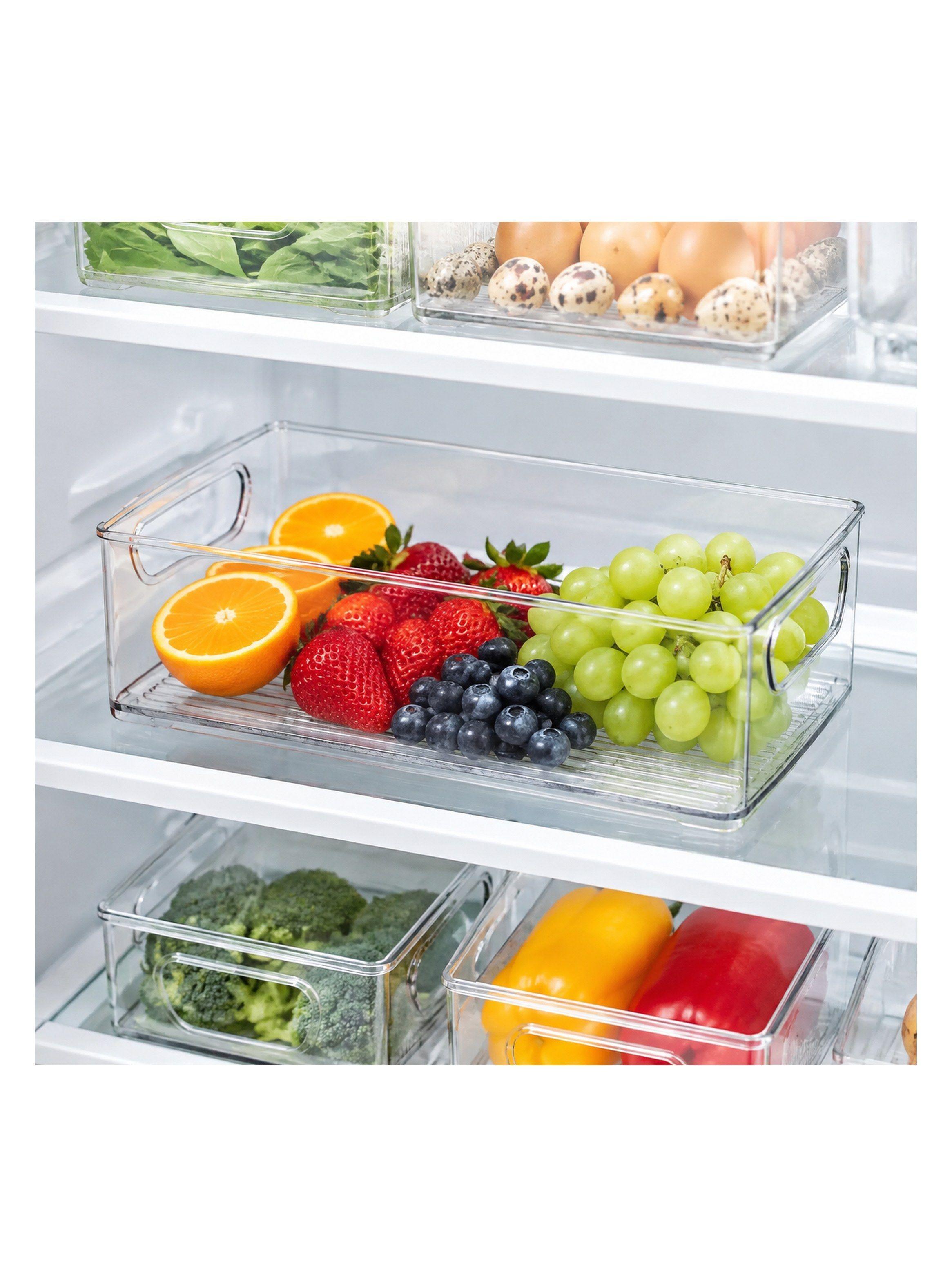 Caja Organizadora Refrigerador Transparente 30 x 28 cm-1